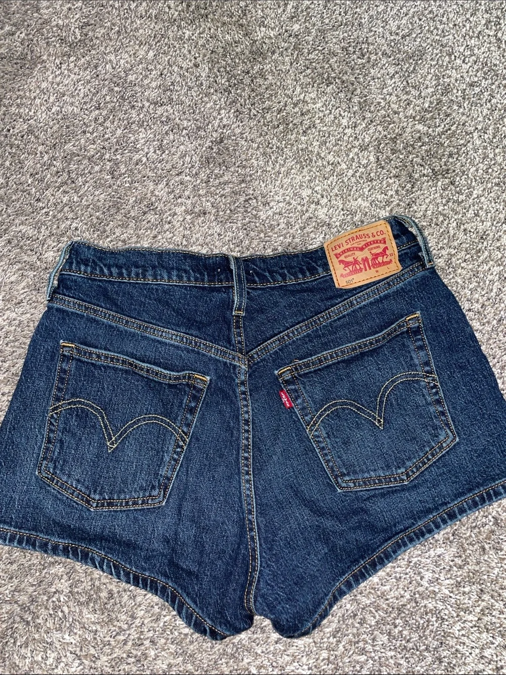 Levi’s 501 Denim High Rise Short Shorts